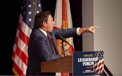 DeSantis destroys leftist heckler mid speech: ‘Soros isn’t paying you enough’