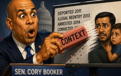 Cory Booker tells heartbreaking ICE story — leaves out all the important facts