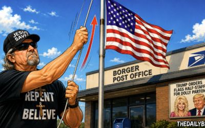 Texas preacher defies Trump’s Dolly Parton order — raises flag himself