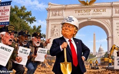 Three Vietnam Veterans race to court to stop Trump’s giant D.C. arch before the digging starts