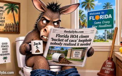 Florida HOA closes ‘bucket of caca’ loophole nobody realized it needed