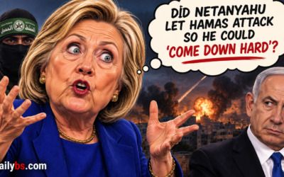 Hillary floats stunning Oct. 7 theory: Did Netanyahu let Hamas attack so he could ‘come down hard’?