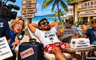 CBS flies all the way to Liberia to find deportees ‘in limbo’ — at a beachfront hotel