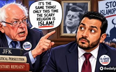 Bernie says El-Sayed is getting the John F. Kennedy and Barack Obama treatment