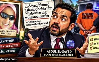 El-Sayed blamed ‘Islamophobia’ for hijab-wearing woman’s murder — then police arrested her husband