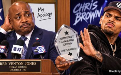 Texas Democrat apologizes for honoring Chris Brown with Jasmine Crockett — then Brown fires back