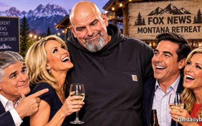 John Fetterman turns up at Fox News retreat in Montana — because of course he did