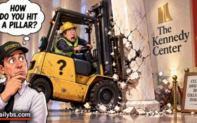 ‘Legal observer’ says forklift repeatedly hit Kennedy Center pillars — everyone has the same question