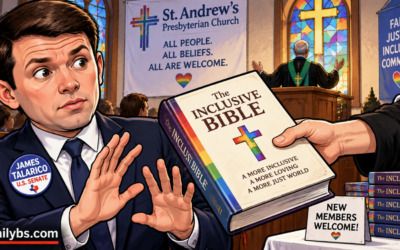 Undercover video exposes the unusual Bible handed out at James Talarico’s longtime church