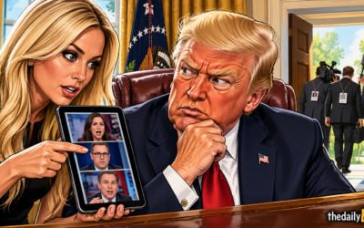 Natalie Harp allegedly showed Trump one thing on TV — hours later three news outlets were out