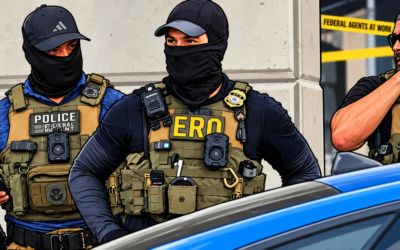 ICE agent shoots migrant in Austin — Mexican flag waving foreigners TAKE OVER the street