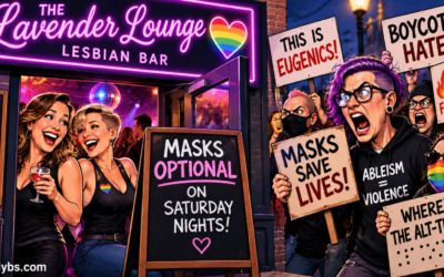 Lesbian bar drops mandate one night a week — all hell breaks loose