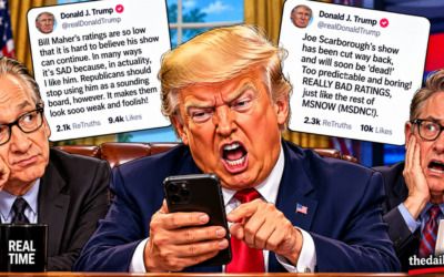 Trump wakes up thinking about Bill Maher and Joe Scarborough — and unloads on both