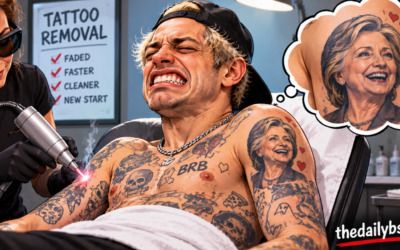 Pete Davidson is erasing nearly 200 tattoos — but Hillary Clinton somehow survived the purge