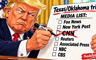 White House boots CNN from Trump’s Texas-Oklahoma press pool duty