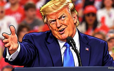 Trump points at reporters in Ohio rally: ‘We’re gonna’ shove it up their a–’