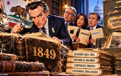 Newsom signs first-in-nation law making companies dig through records for slavery ties