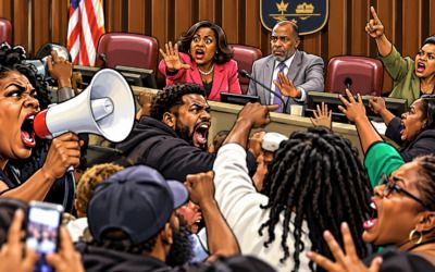 Fistfight erupts, protesters storm dais after Memphis punts Musk data-center vote