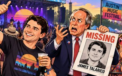 Missing-in-action Talarico finally resurfaces — and where he turned up has X howling
