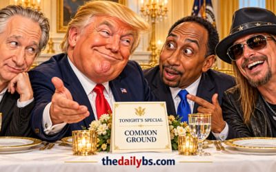 Trump hosts Bill Maher and Stephen A. Smith for White House dinner — then says they’re putting on an act