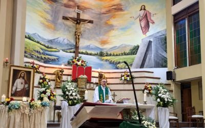 Priest killed by giant falling crucifix during livestreamed Mass minutes after preaching about death
