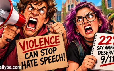 45% of college students say violence can stop ‘hate speech’ — 22% say America deserved 9/11
