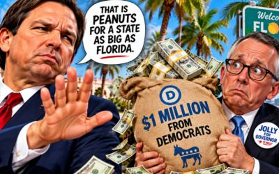 Democrats send $1 million to Florida’s ‘traitor’ ex-Republican Jolly — DeSantis delivers smackdown